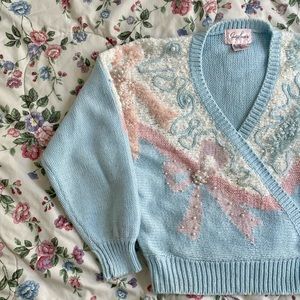 VINTAGE 80s Maximalist Jaclyn Smith Sweater
